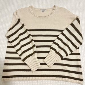 Madewell striped sweater